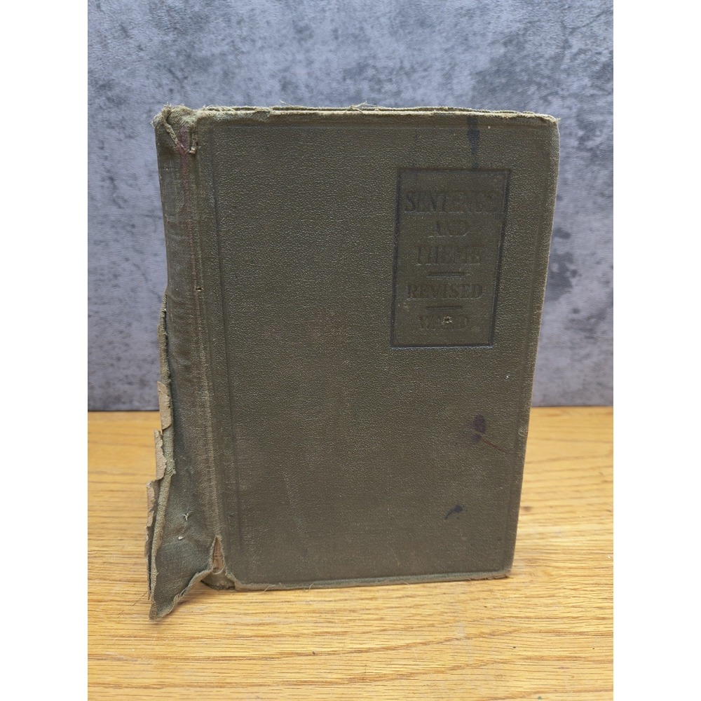 Sentence And Theme text book 1917